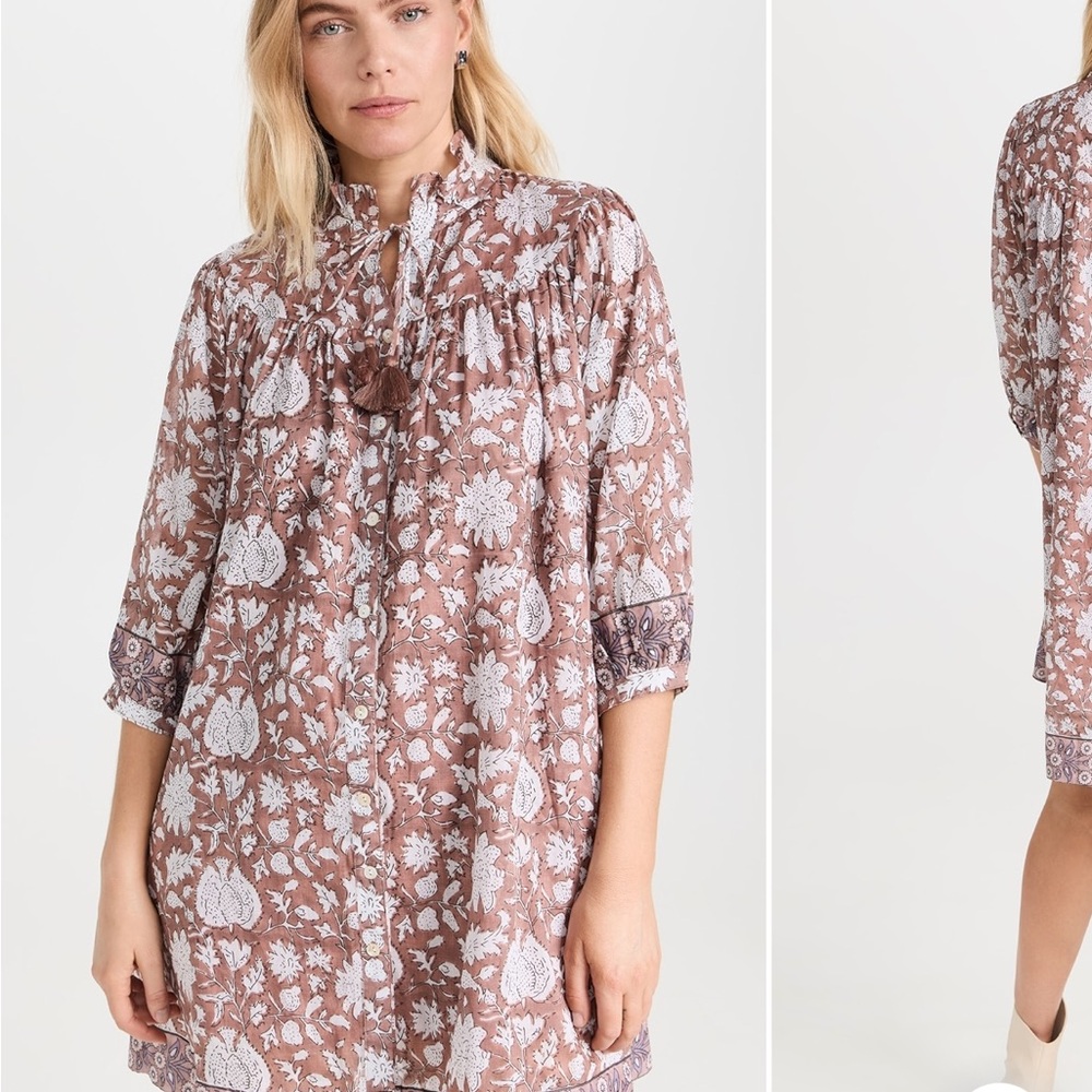 Marea by Liz Joy Georgia Mini Floral Patterned Dress Small - Picture 5 of 11
